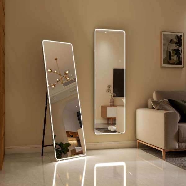 Frameless LED Full Length Mirror
